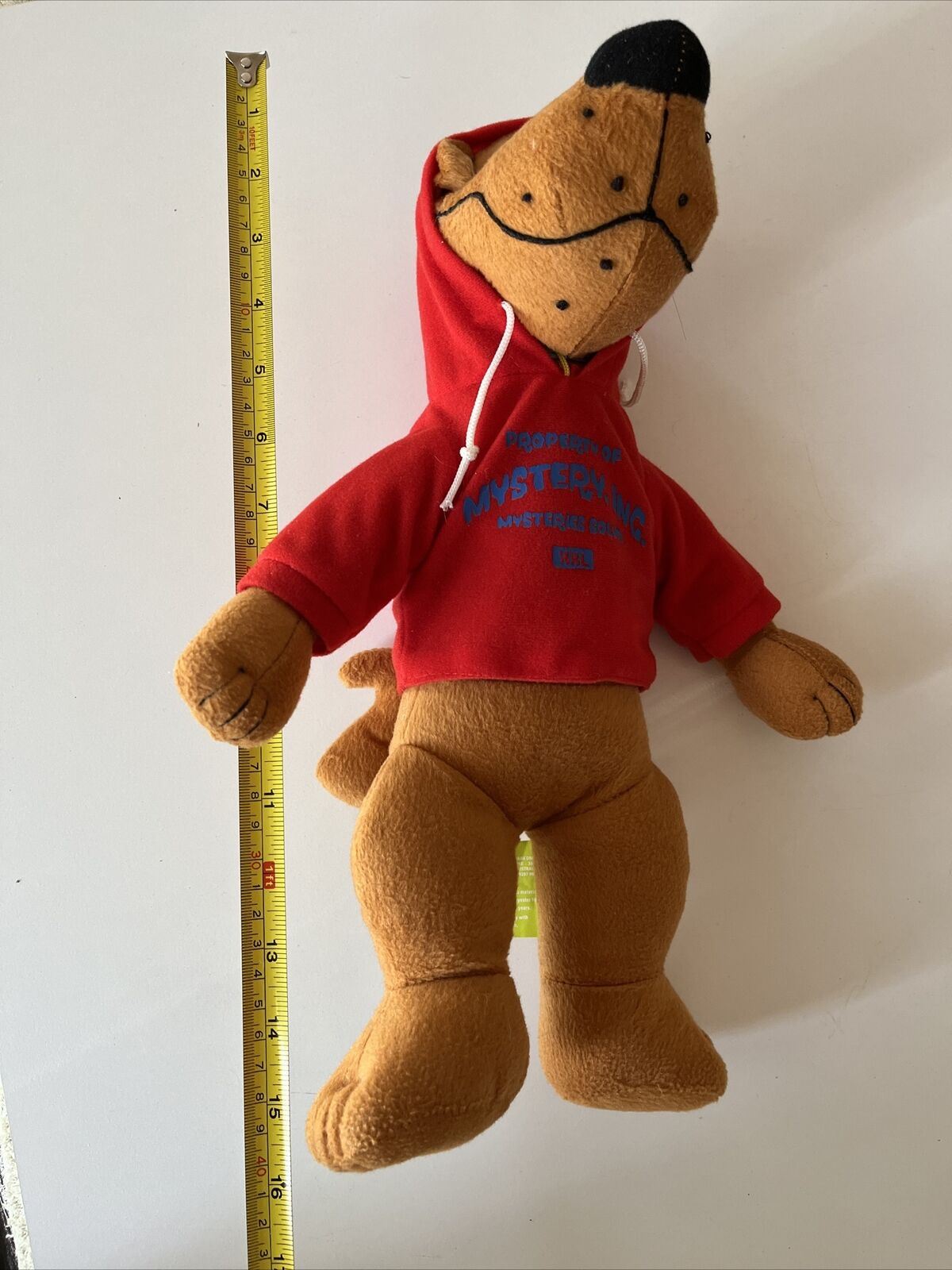 Genuine Scooby-Doo Plush Toy in Red Hoodie 36cm 14 Inch