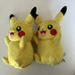 2x Pokemon Pikachu  10" Talking Light Up Cheeks Soft Cuddly Plush 2017 Tomy