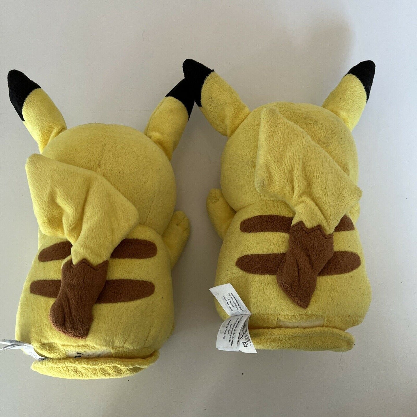 2x Pokemon Pikachu  10" Talking Light Up Cheeks Soft Cuddly Plush 2017 Tomy