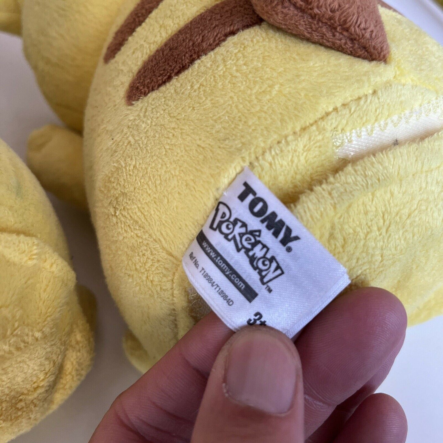 2x Pokemon Pikachu  10" Talking Light Up Cheeks Soft Cuddly Plush 2017 Tomy