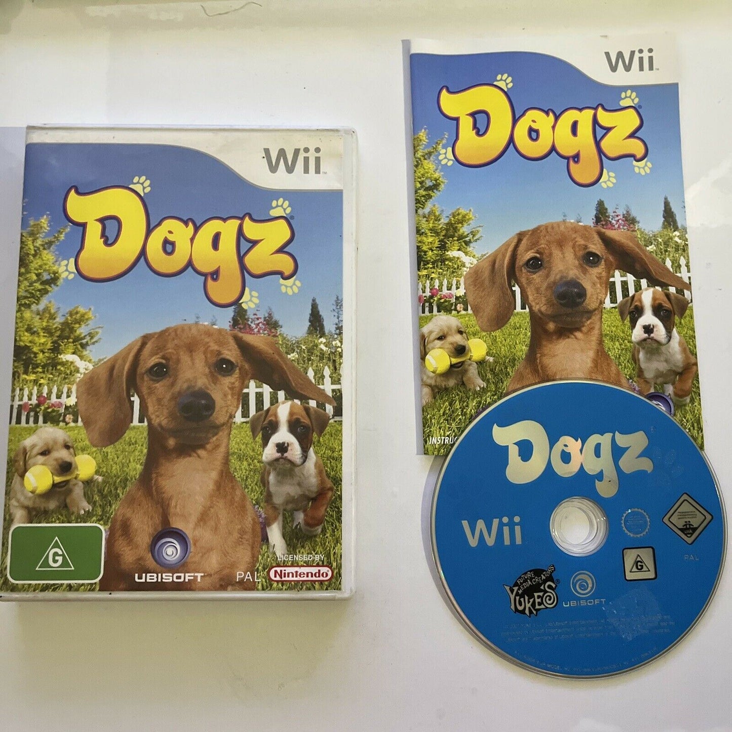 Dogz - Nintendo Wii PAL Game with Manual