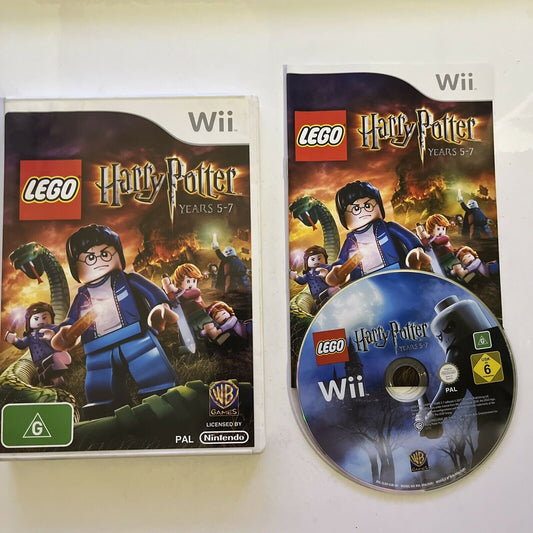 LEGO Harry Potter Years 5-7 - Nintendo Wii Complete with Manual PAL