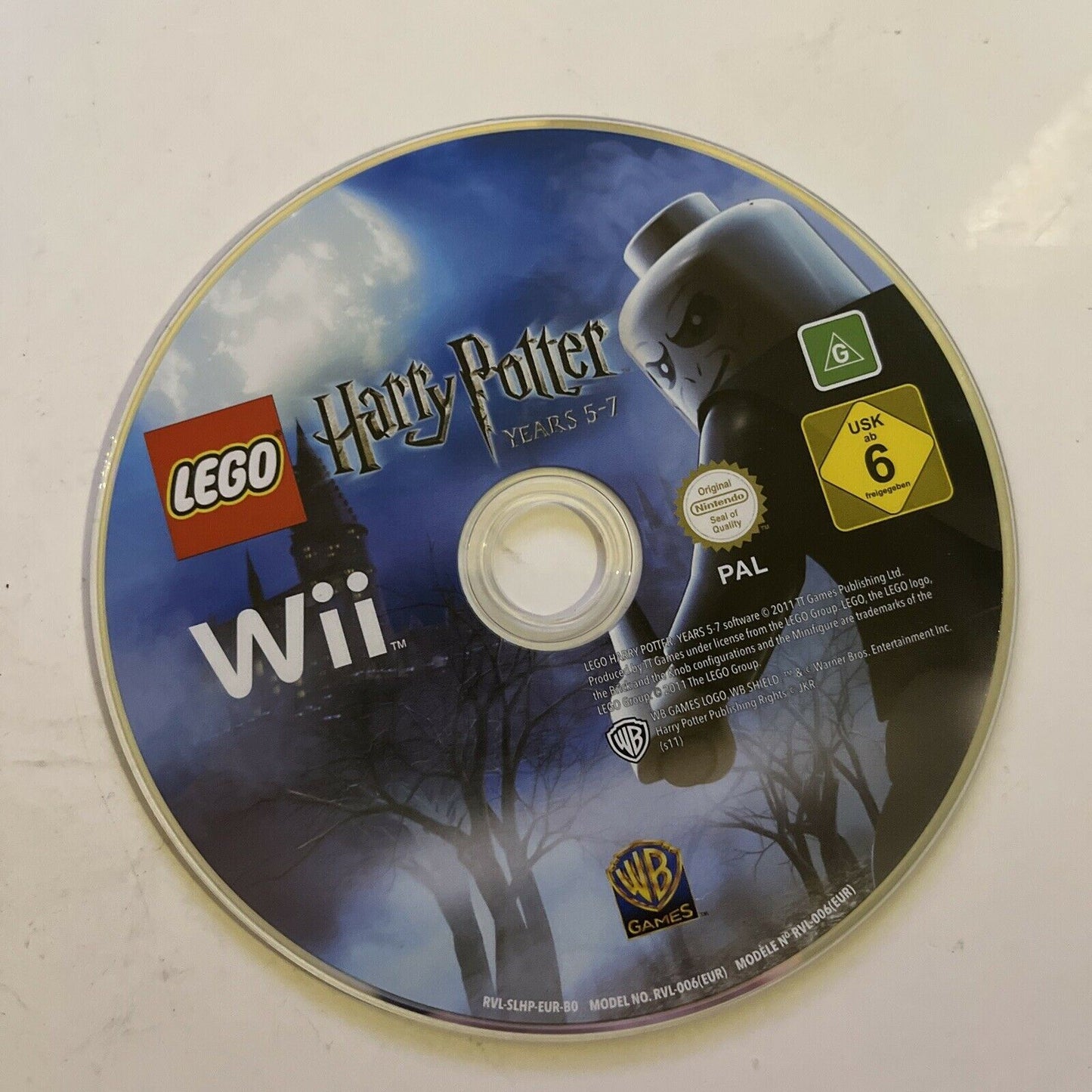 LEGO Harry Potter Years 5-7 - Nintendo Wii Complete with Manual PAL