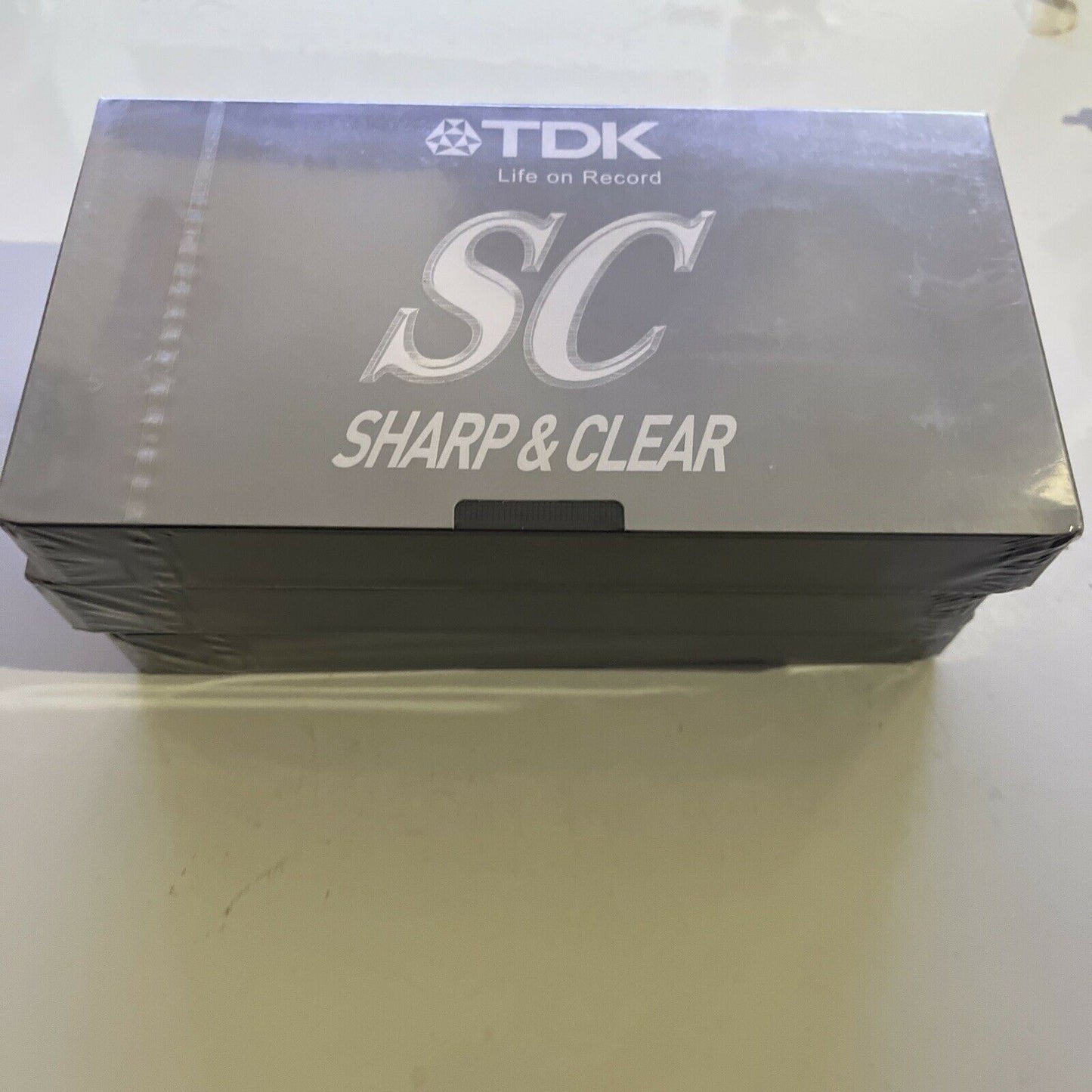 3 x TDK Sharp And Clear E180 3-Hour VHS Blank tapes