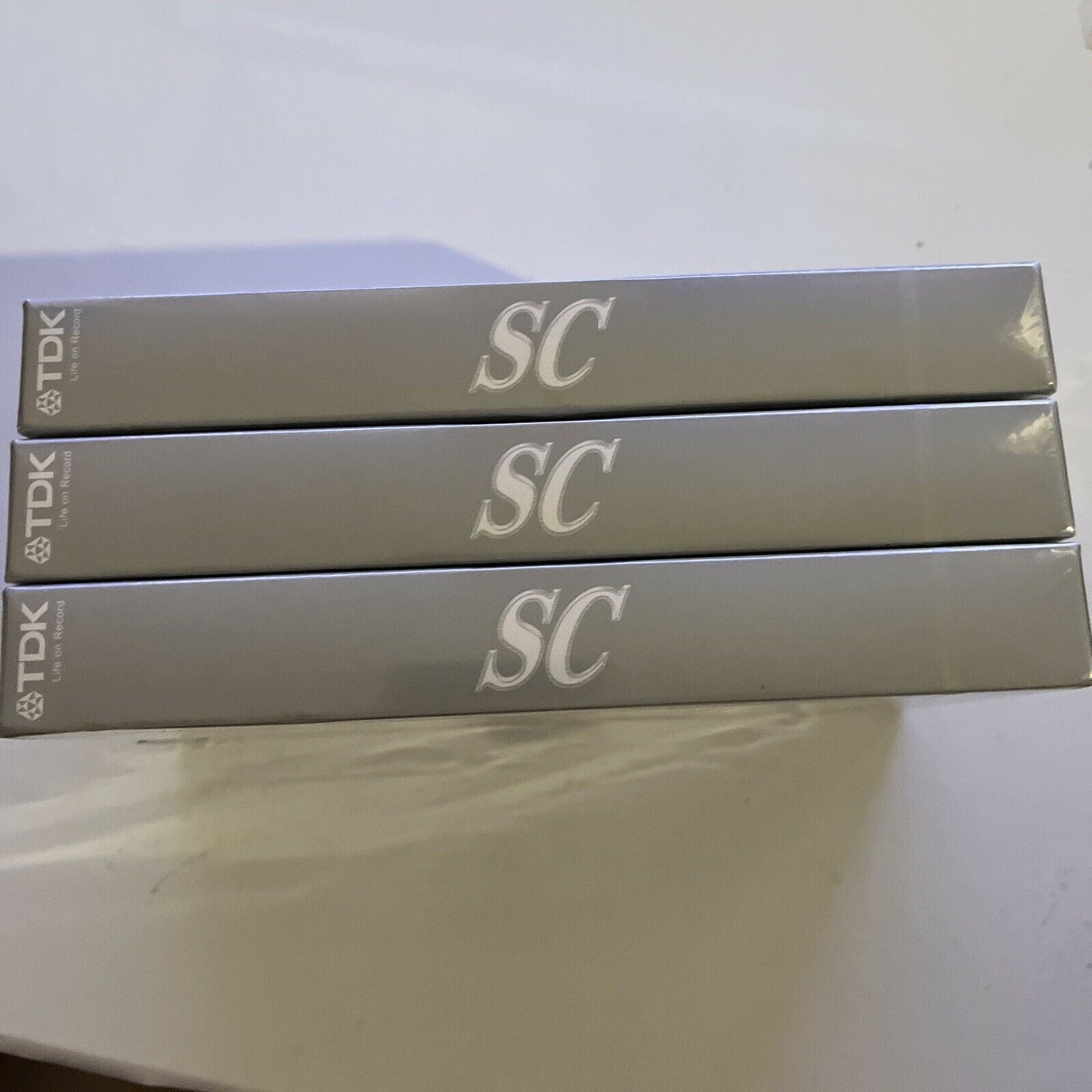 3 x TDK Sharp And Clear E180 3-Hour VHS Blank tapes