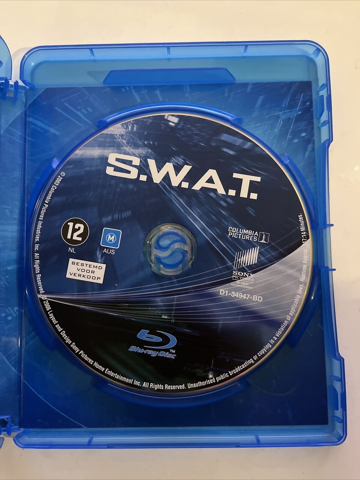 SWAT (Blu-ray, 2003) Samuel L. Jackson, Colin Farrell. Region B