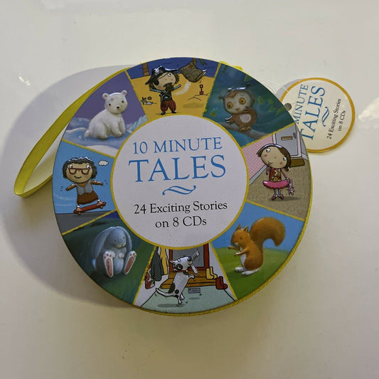 Cat's Pyjamas 10 Minute Tales CD Collection in Tin - 24 Exciting Stories On 8 CD