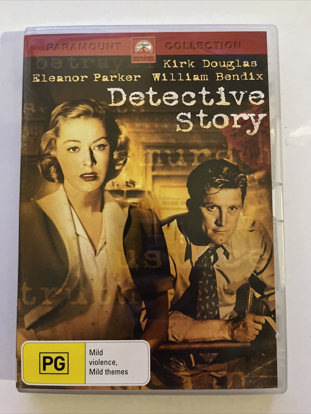 Detective Story (DVD, 1951) Kirk Douglas, Eleanor Parker. Region 4