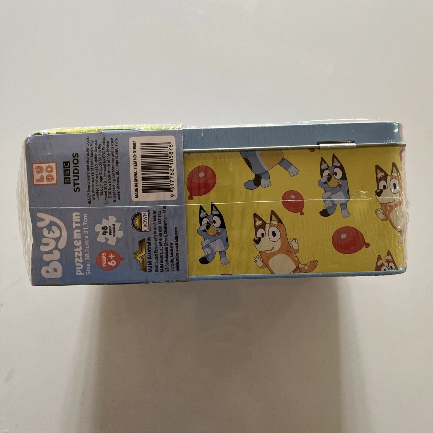 *New Sealed* Bluey Puzzle In Tin Lunchbox - Bluey's Play & Go Collector Case