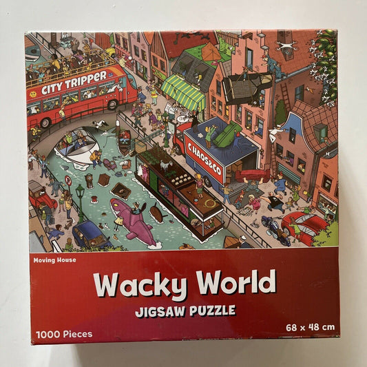 *New Sealed* Wacky World Jigsaw Pieces - Moving Houses