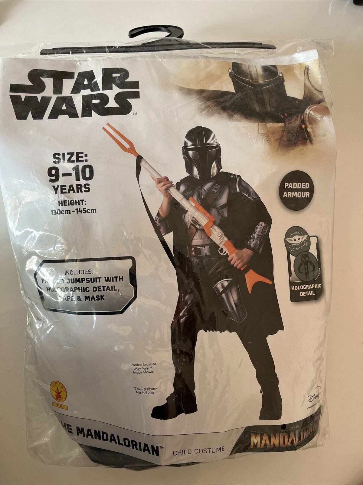 Star Wars The Mandalorian Child Costume 9-10 Years Height 130-145cm