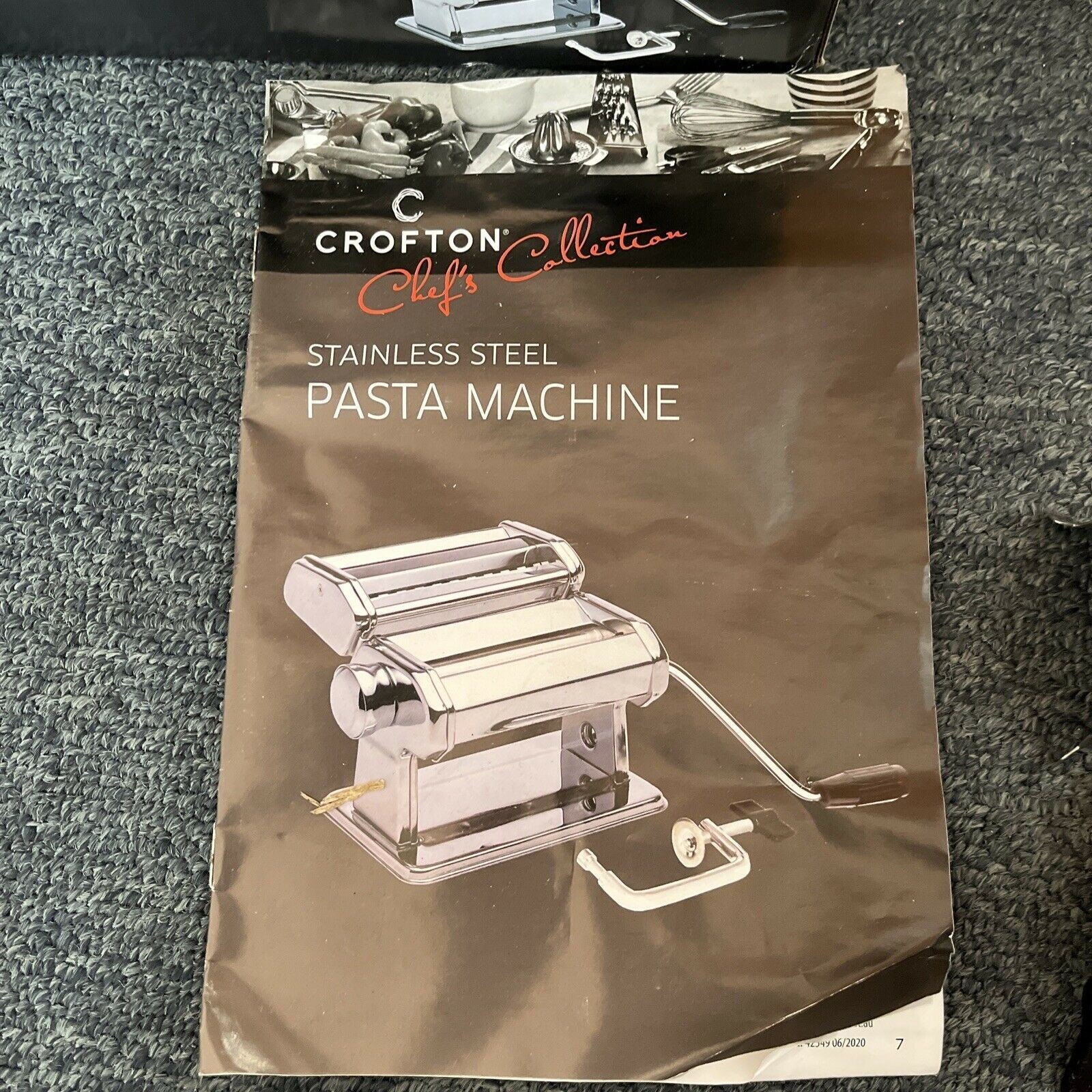 Crofton Stainless Steel Pasta Machine Retro Unit