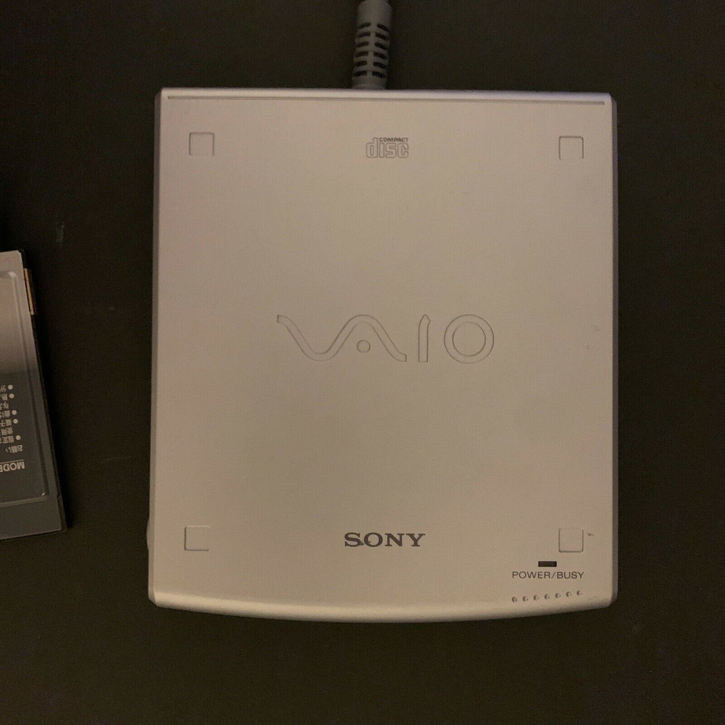 Sony VAIO Portable CD-ROM Drive PCGA-CD5 with PCMCIA Card