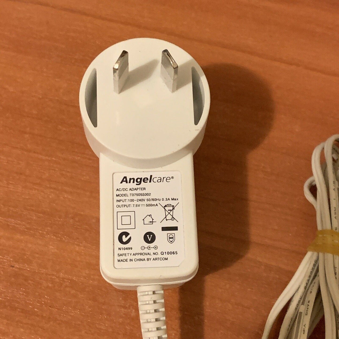 Genuine Angelcare T07505S002 AC Adapter 7.5v 500mA Power Supply