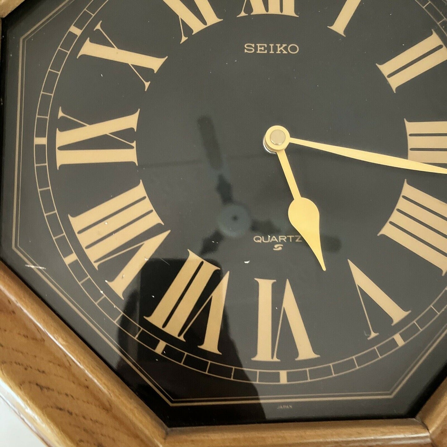Seiko QA456A Wood Wall Clock Made In Japan 34 X 34 cm