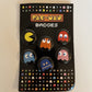 6pc Pac Man Badges Kids/Children 8y+ 2.5cm Pin Back Buttons Novelty Accessories