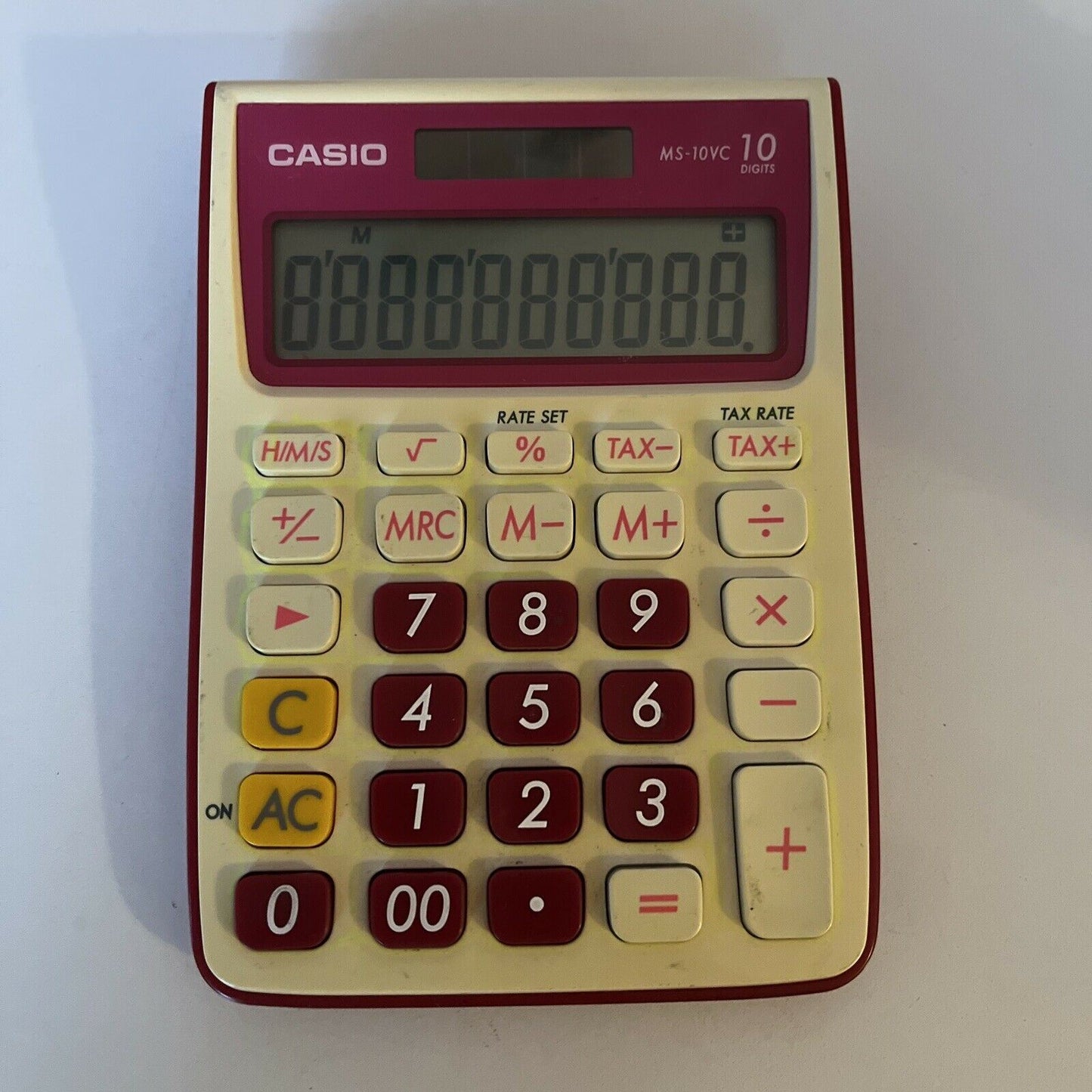 Casio MS-10VC Cost & Tax Calculator - Solar Powered