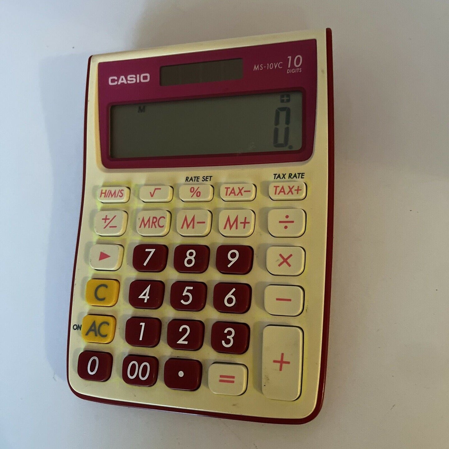 Casio MS-10VC Cost & Tax Calculator - Solar Powered