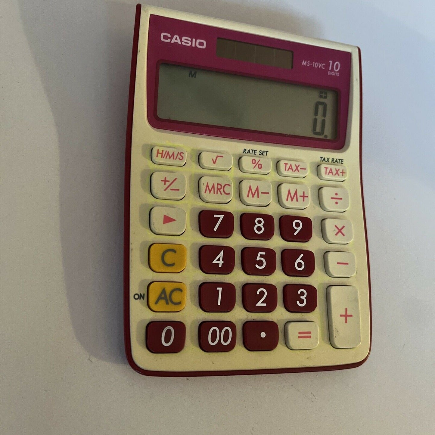 Casio MS-10VC Cost & Tax Calculator - Solar Powered