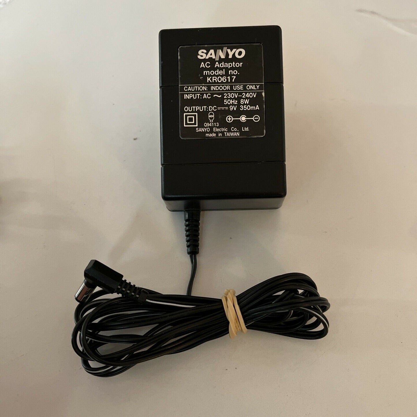 Genuine Sanyo AC Adapter KR0617 9v 350mA Power Supply