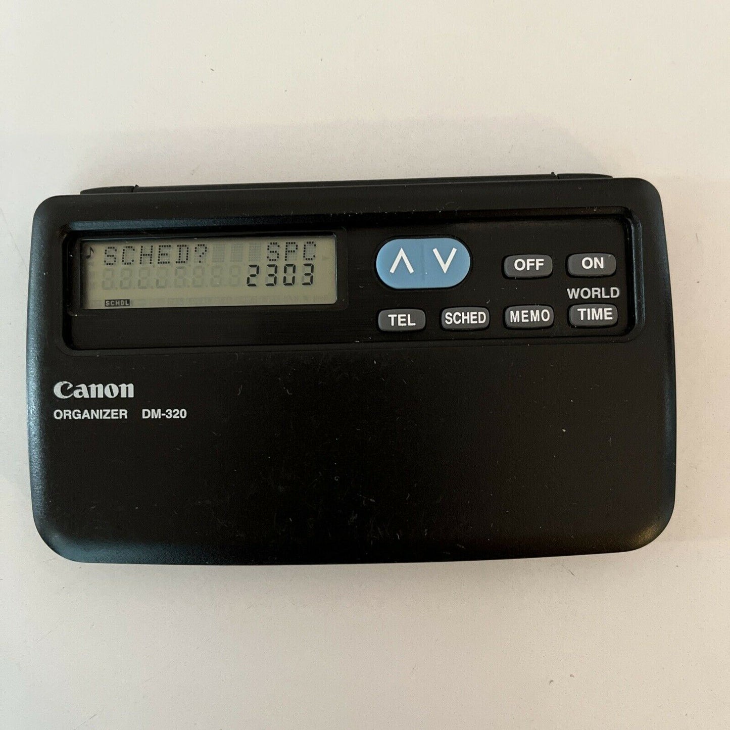 Canon Organiser DM-320 PDA Calculator, Alarm Clock, Time & Calender, Memo pad