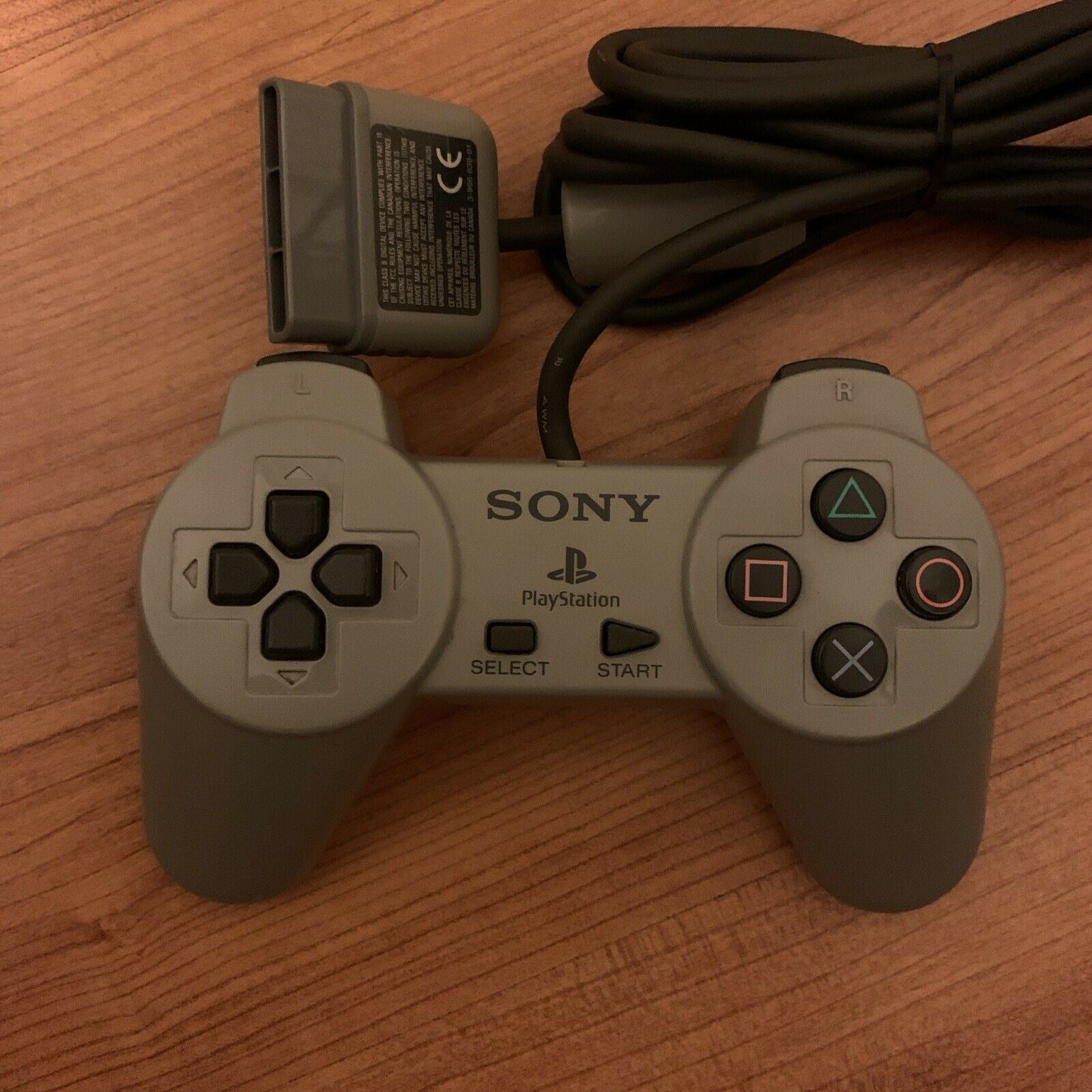 Official Genuine Sony PS1 PlayStation Controller Grey - Clean & workin ...