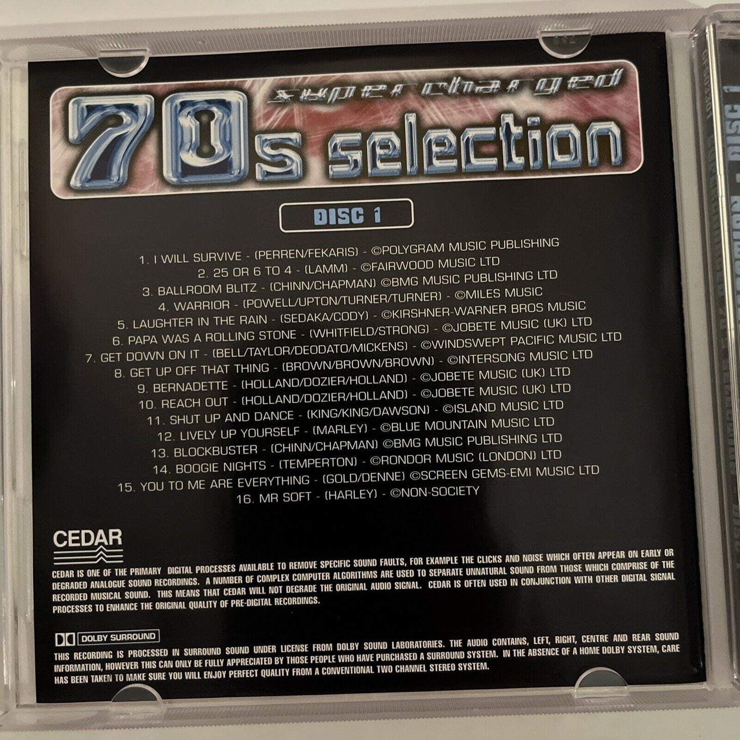 Supercharged 70s Collection (CD, Album) Best of 70's Music