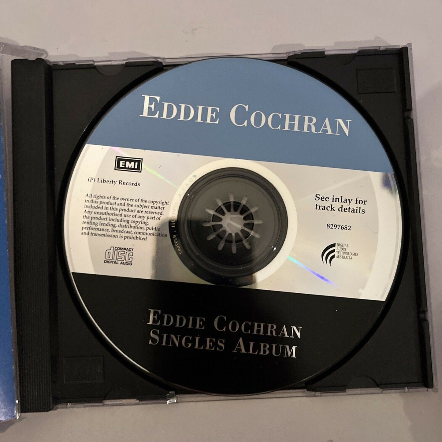 Eddie Cochran Singles Album by Eddie Cochran (CD, 1995)