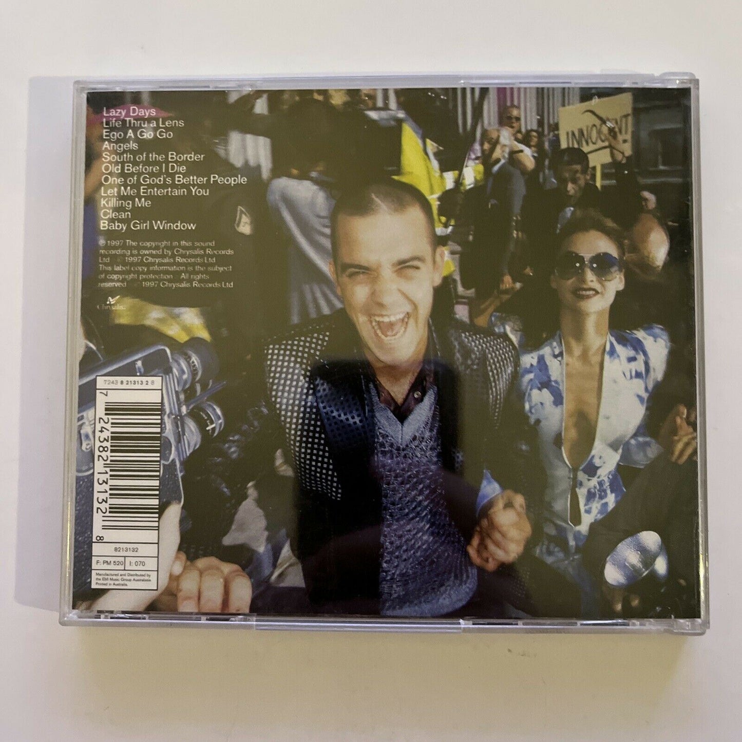 Life Thru a Lens by Robbie Williams (CD, 1997) Album