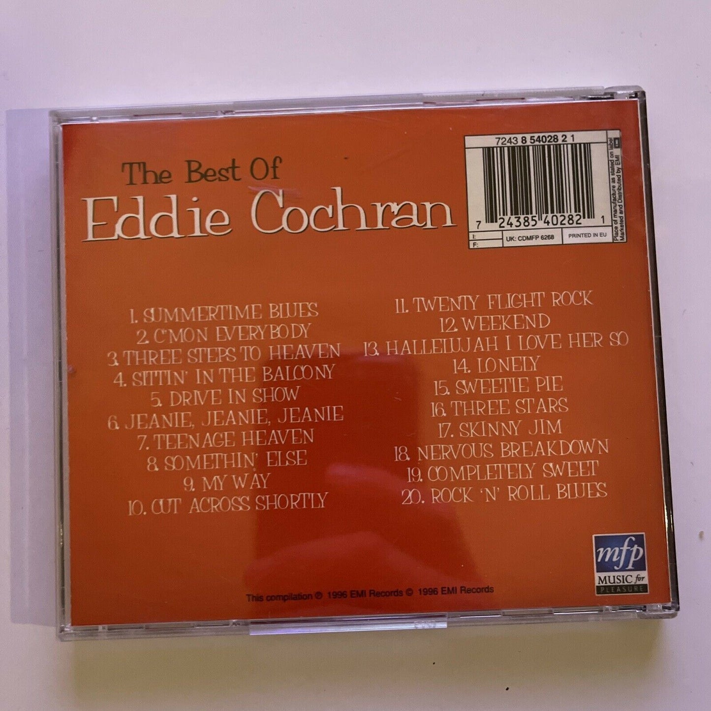 Best of Eddie Cochran by Eddie Cochran (CD, 1996) Album