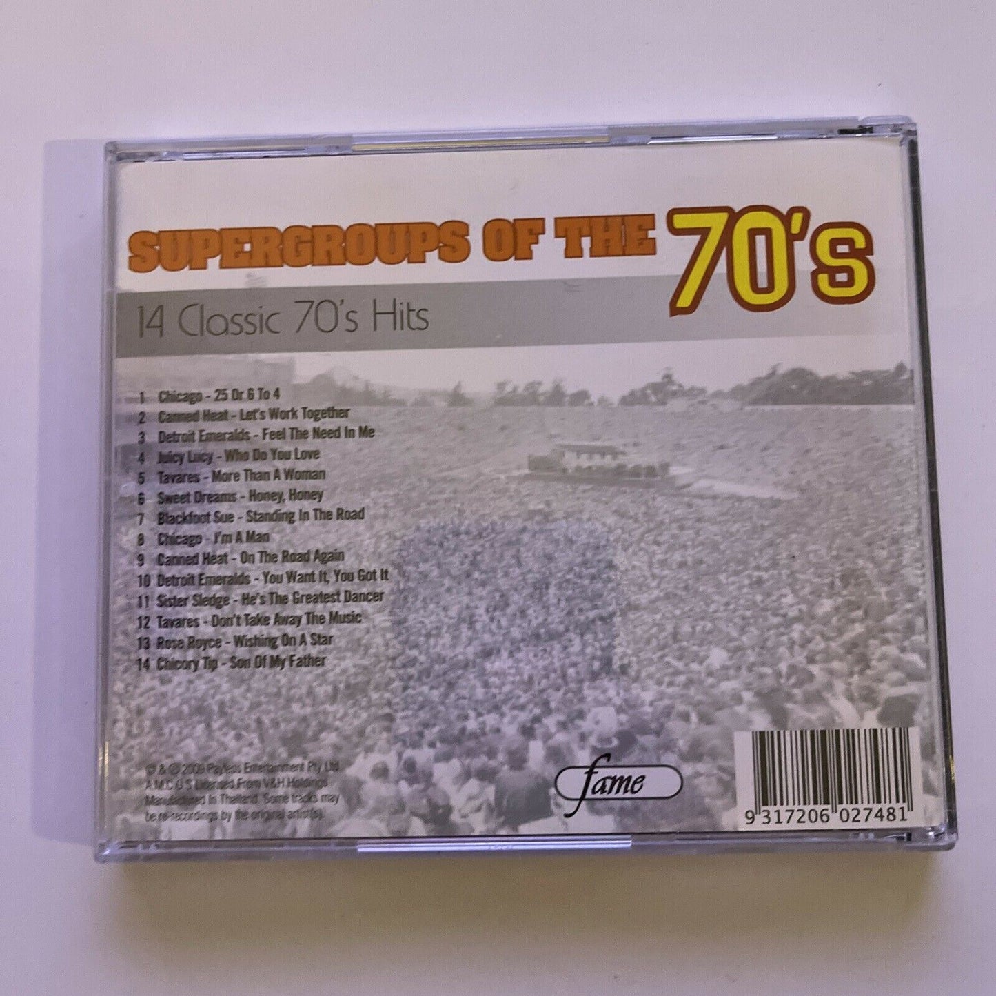 Supergroups Of The 70's - 14 Classic 70's Hits (CD, 2009)