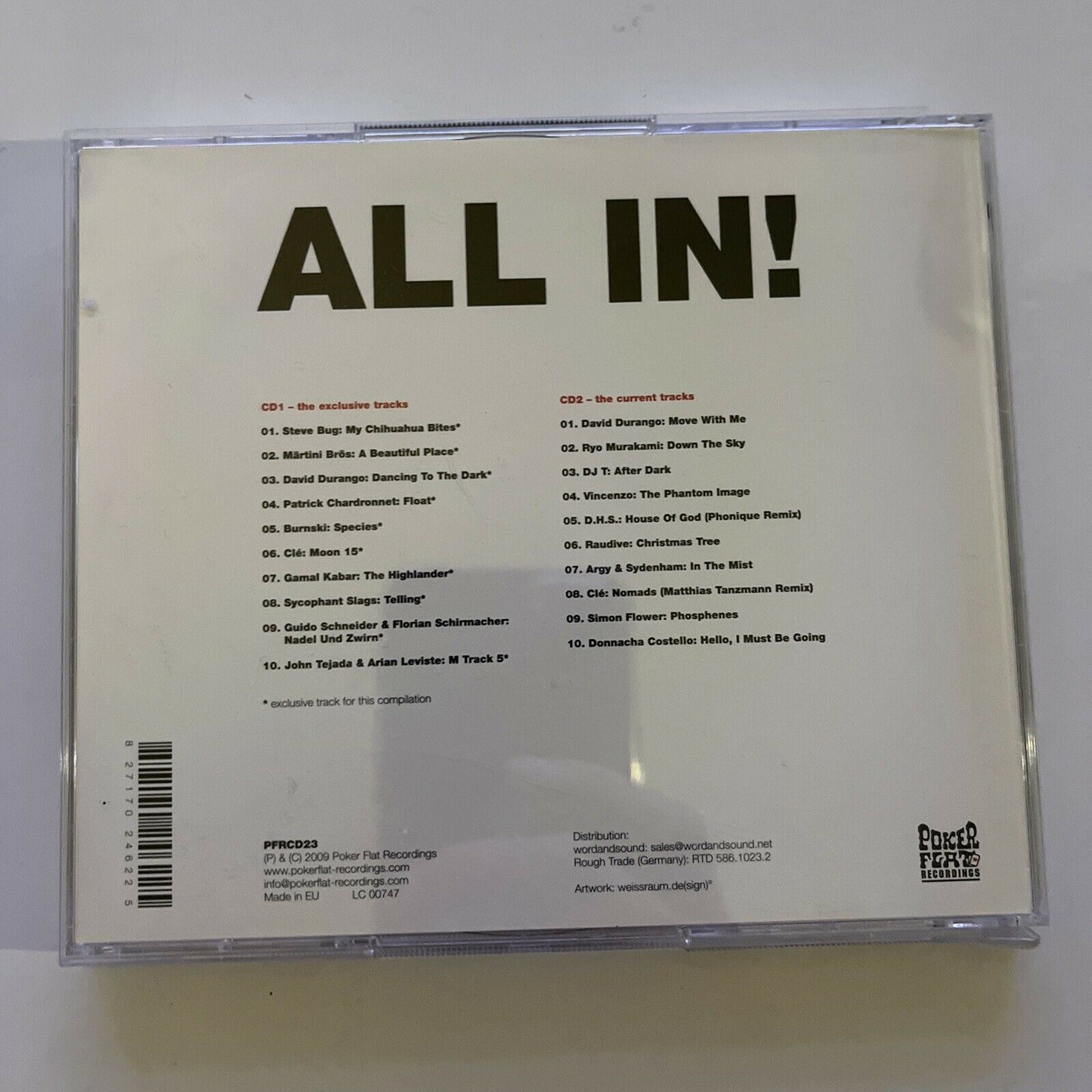 All in! 10 Years of Poker Flat by Various Artists (CD, 2-Disc, 2009) Album