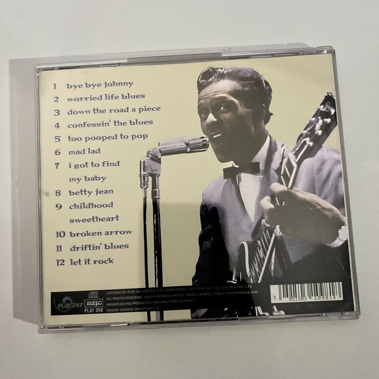 Chuck Berry – Rockin' At The Hops (CD, Album Compilation)