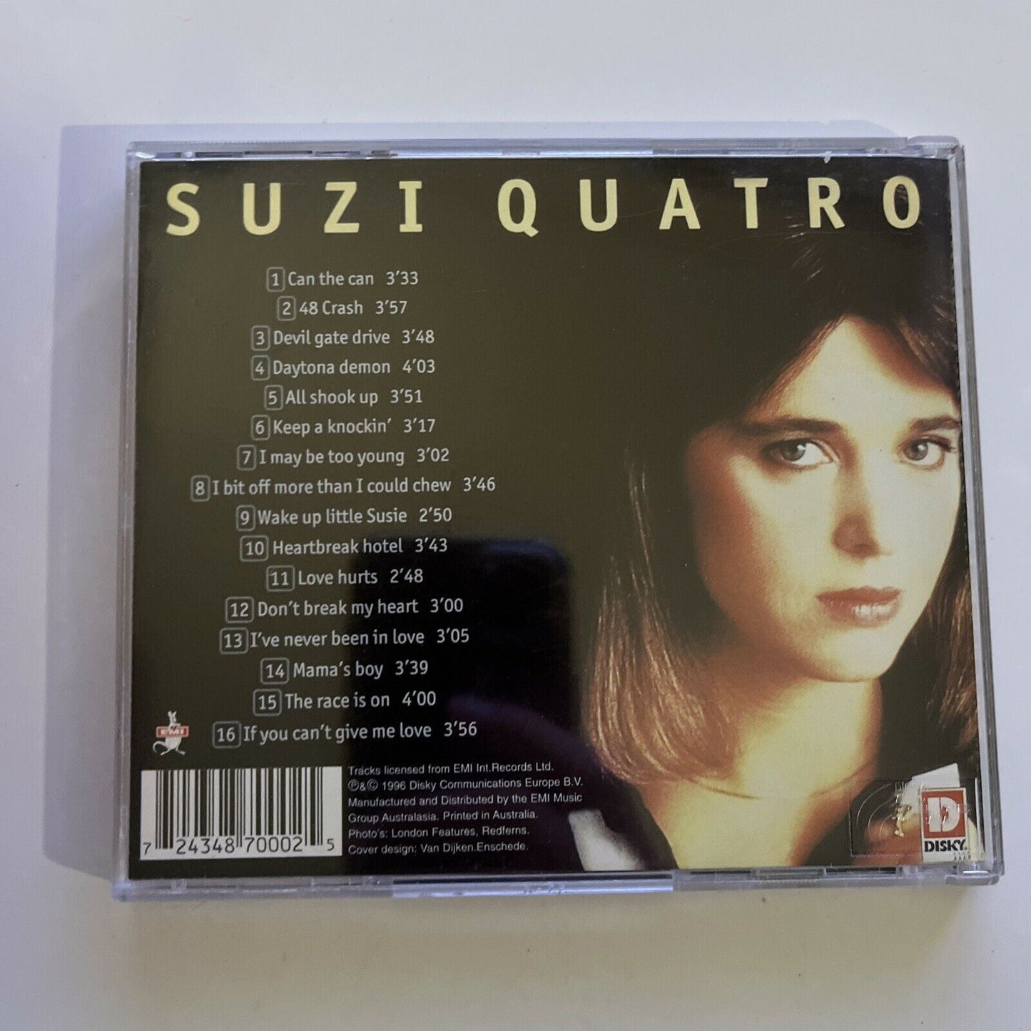 Suzi Quatro – The Best Of Suzi Quatro (CD, 1996) Album