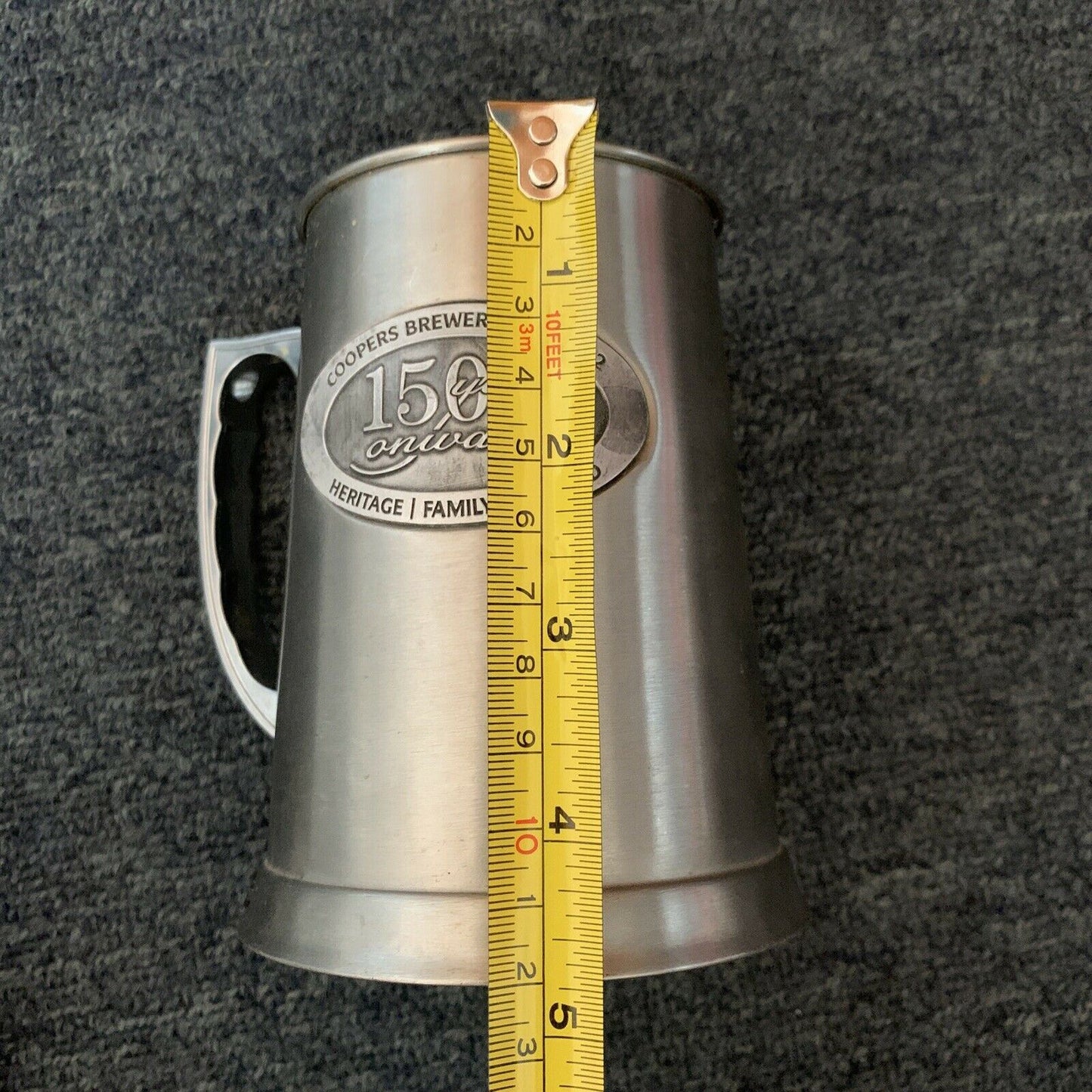 Genuine Coopers Brewery Stainless Steel Beer Mug