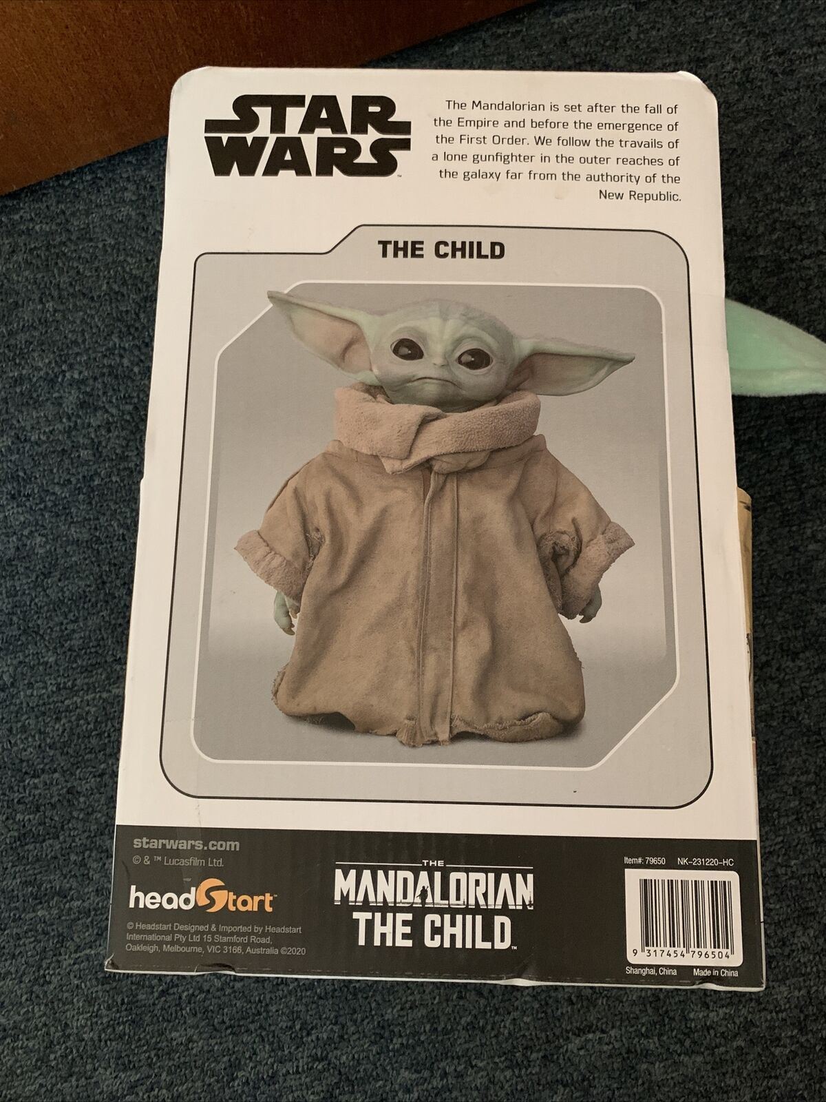Star Wars: The Mandalorian - The Child Plush Toy Headstart Disney 11 inch