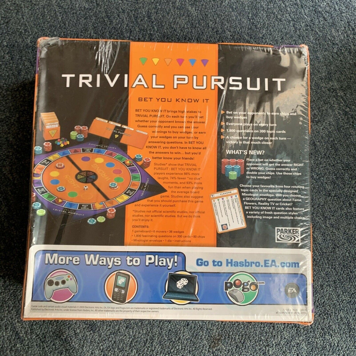*New Sealed* Trivial Pursuit - Bet You Know It Board Game Hasbro