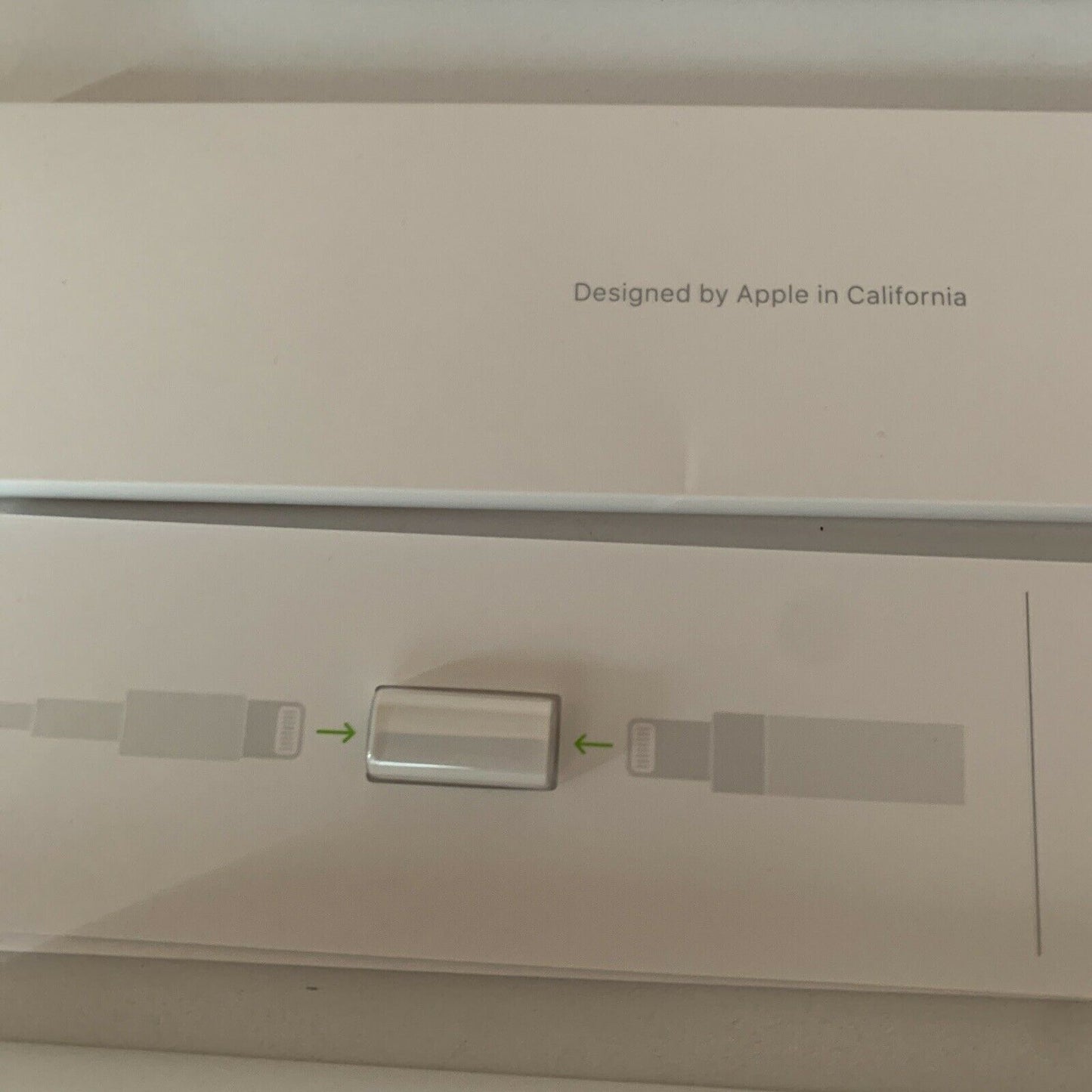 Apple Pencil for iPad - White Pen Tip, Lightning Connector & Box Only. No Pen