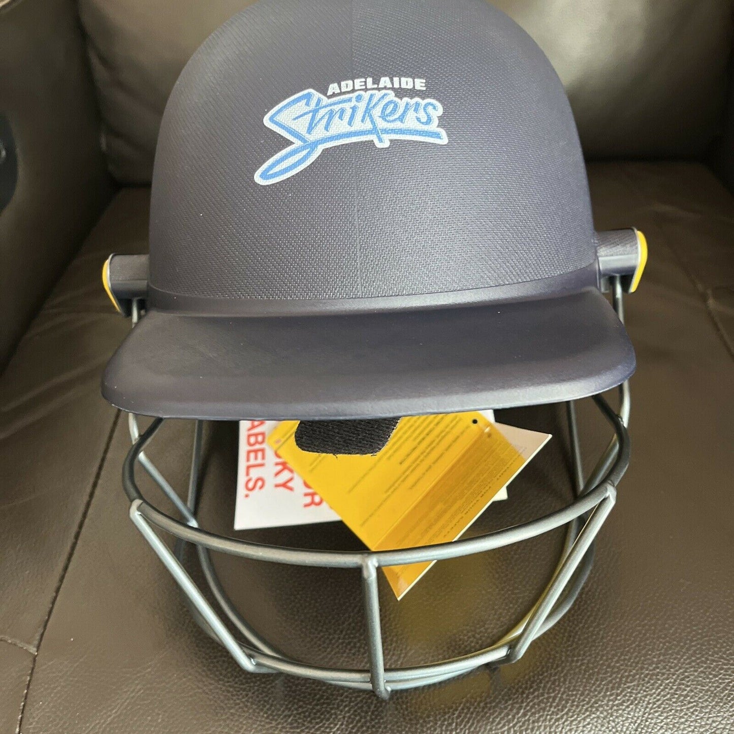 Masuri Adelaide Strikers Cricket Helmet Junior Small Size 51 - 54cm Navy Colour