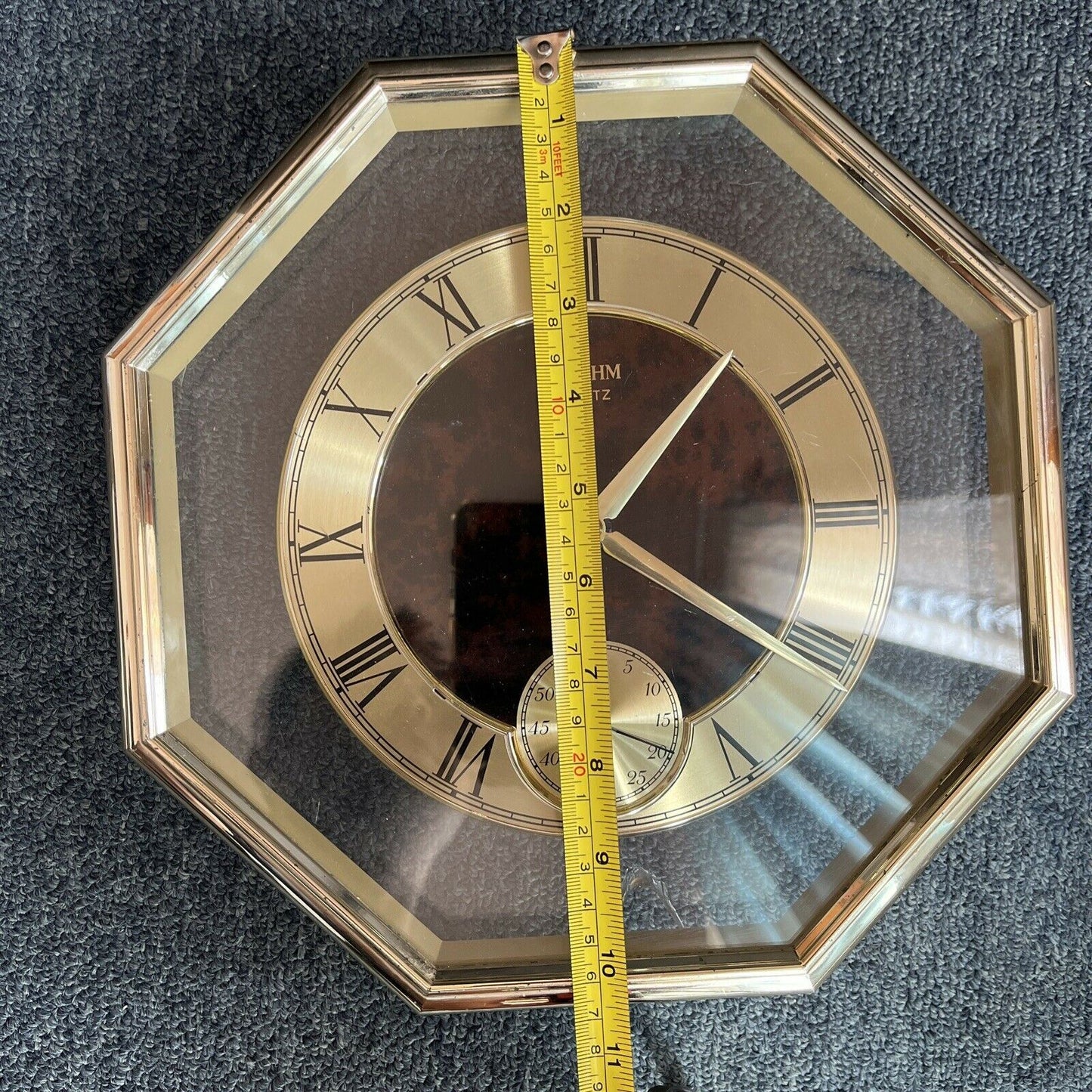 Rhythm Quartz Wall Clock 4MG708 Made In Japan 27x27cm