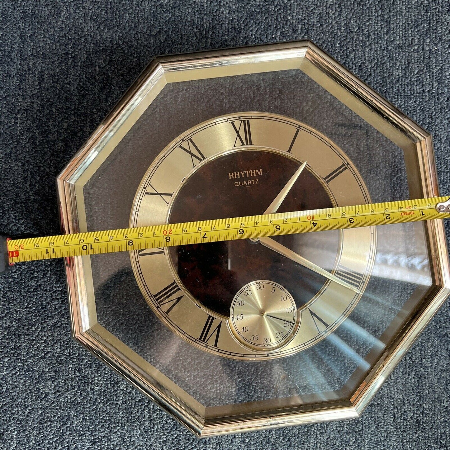 Rhythm Quartz Wall Clock 4MG708 Made In Japan 27x27cm