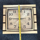 Copal quartz wall clock 28.5 X 33.5cm Small Crack Right Hand Corner