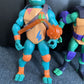 4x lot Teenage Mutant Ninja Turtles Playmates 2018 28cm