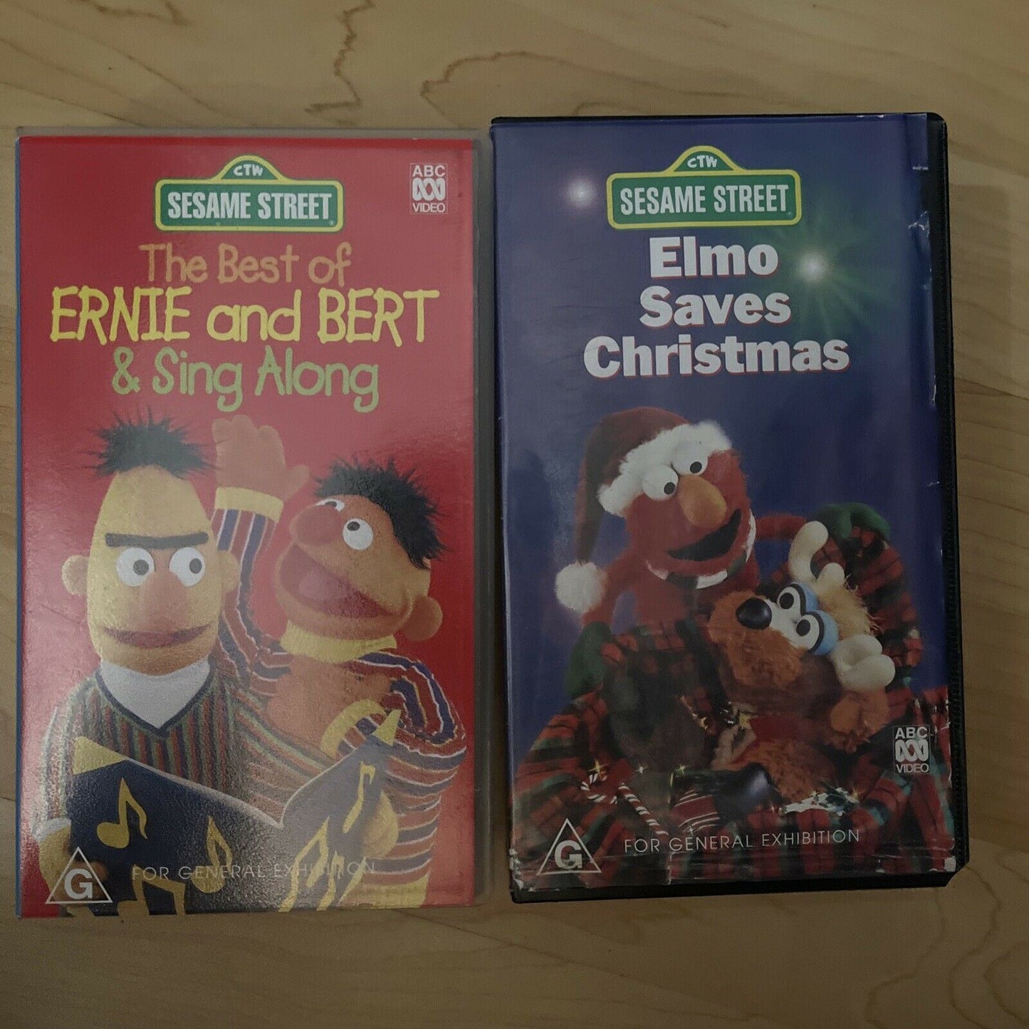 Sesame Street - The Best of Ernie & Bert & Sing Along VHS PAL TAPE