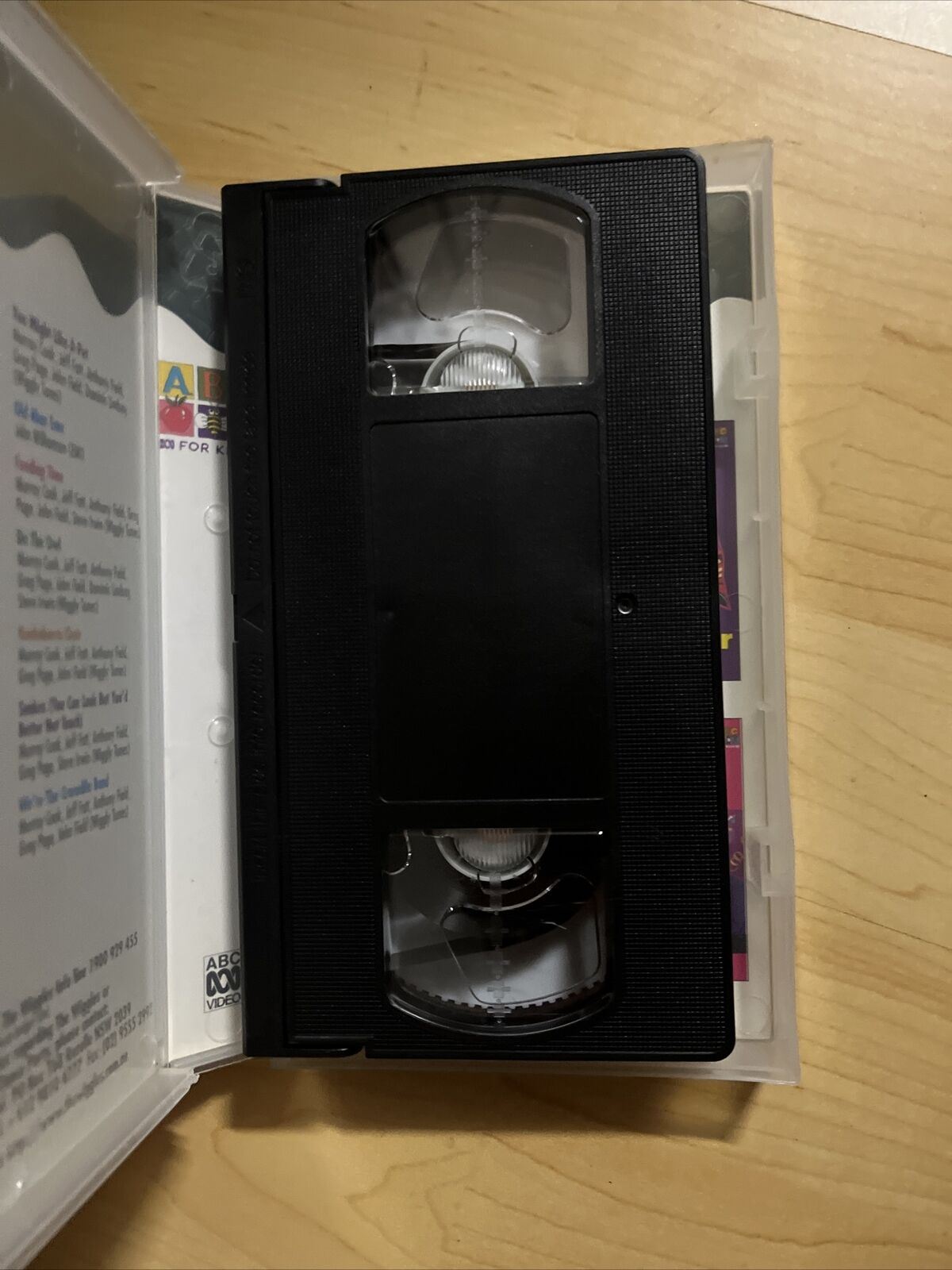 The Wiggles Wiggly Safari Steve Irwin VHS Video Cassette Tape PAL G 2002