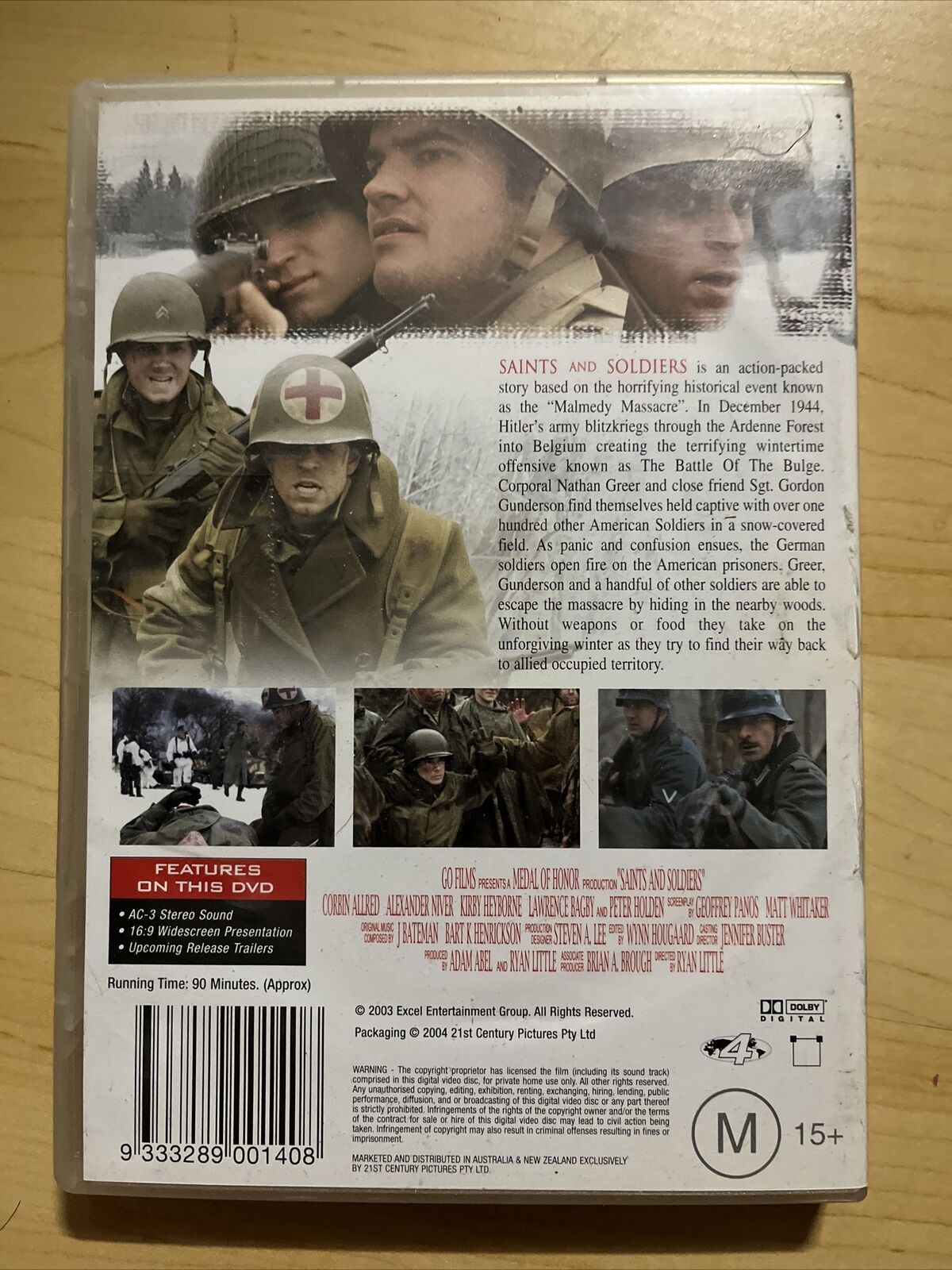 Saints And Soldiers (DVD, 2003) Corbin Allred, Alexander Niver, Kirby Heyborne