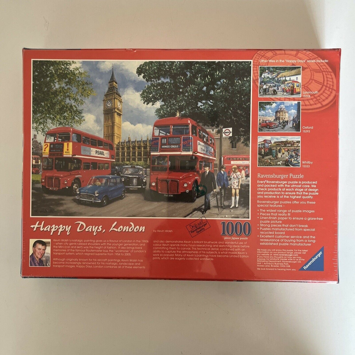 *New Sealed* Ravensburger 1000 Jigsaw Puzzle Happy Days London 49.7 x 69.9cm