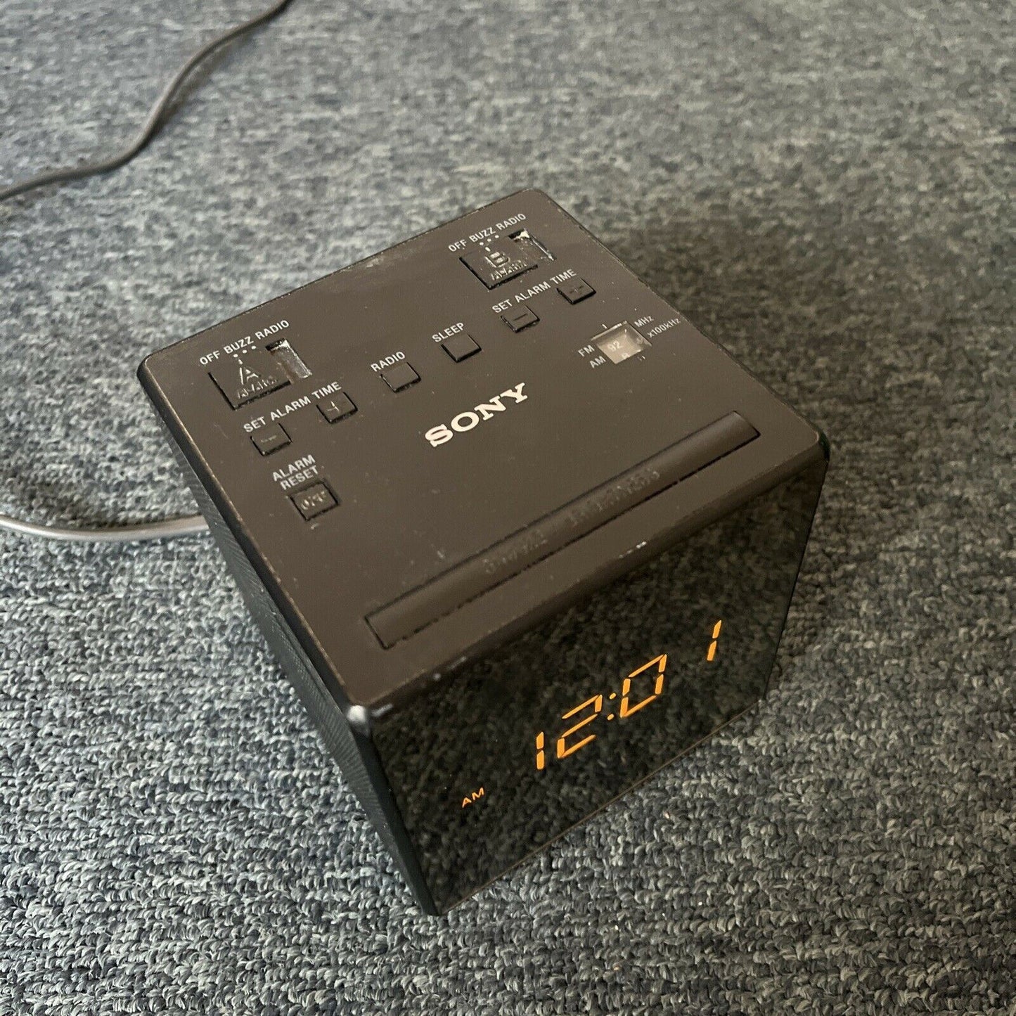 Sony ICFC1T Dual Alarm Clock Radio Retro Unit