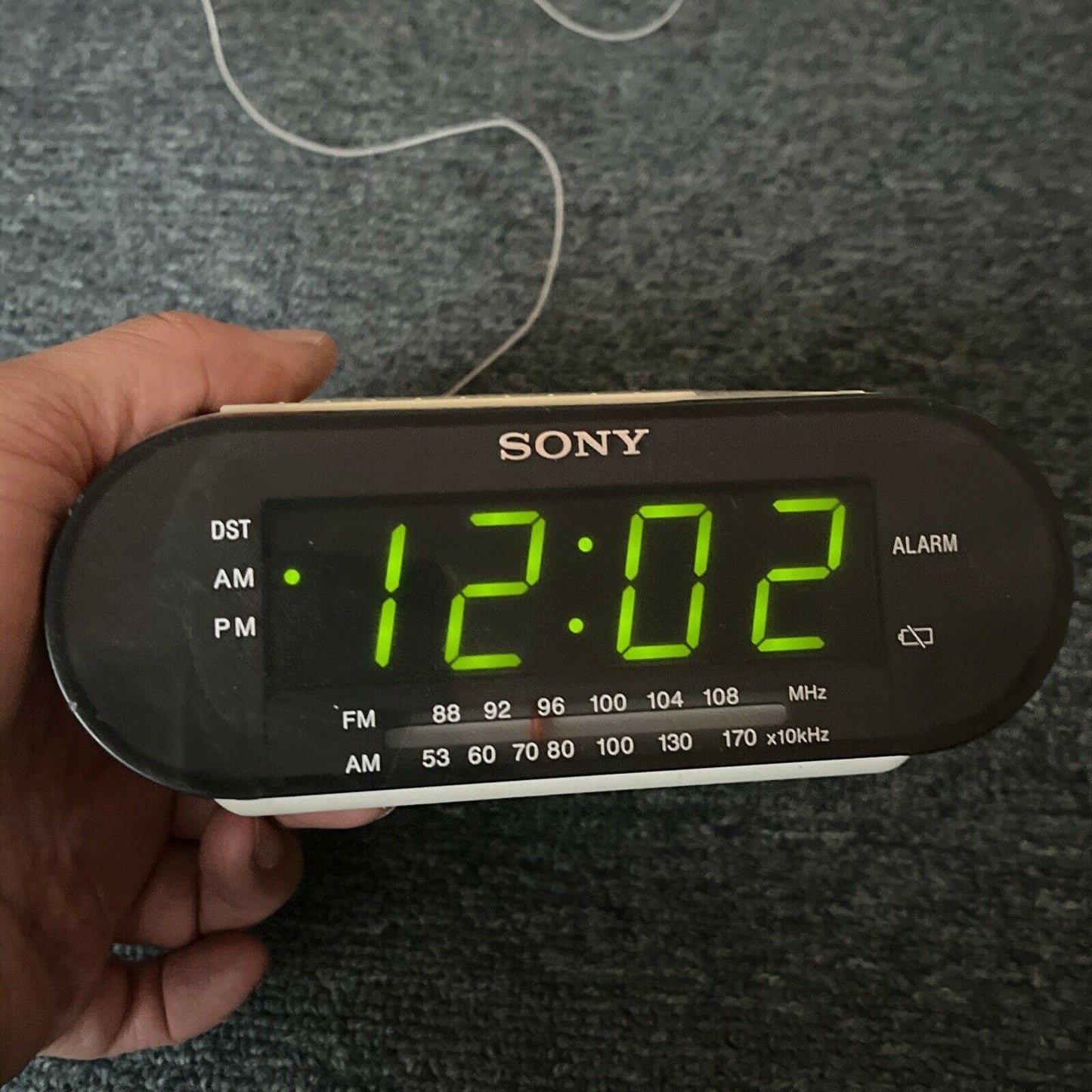 Sony ICF-218 Alarm Clock AM/FM Radio