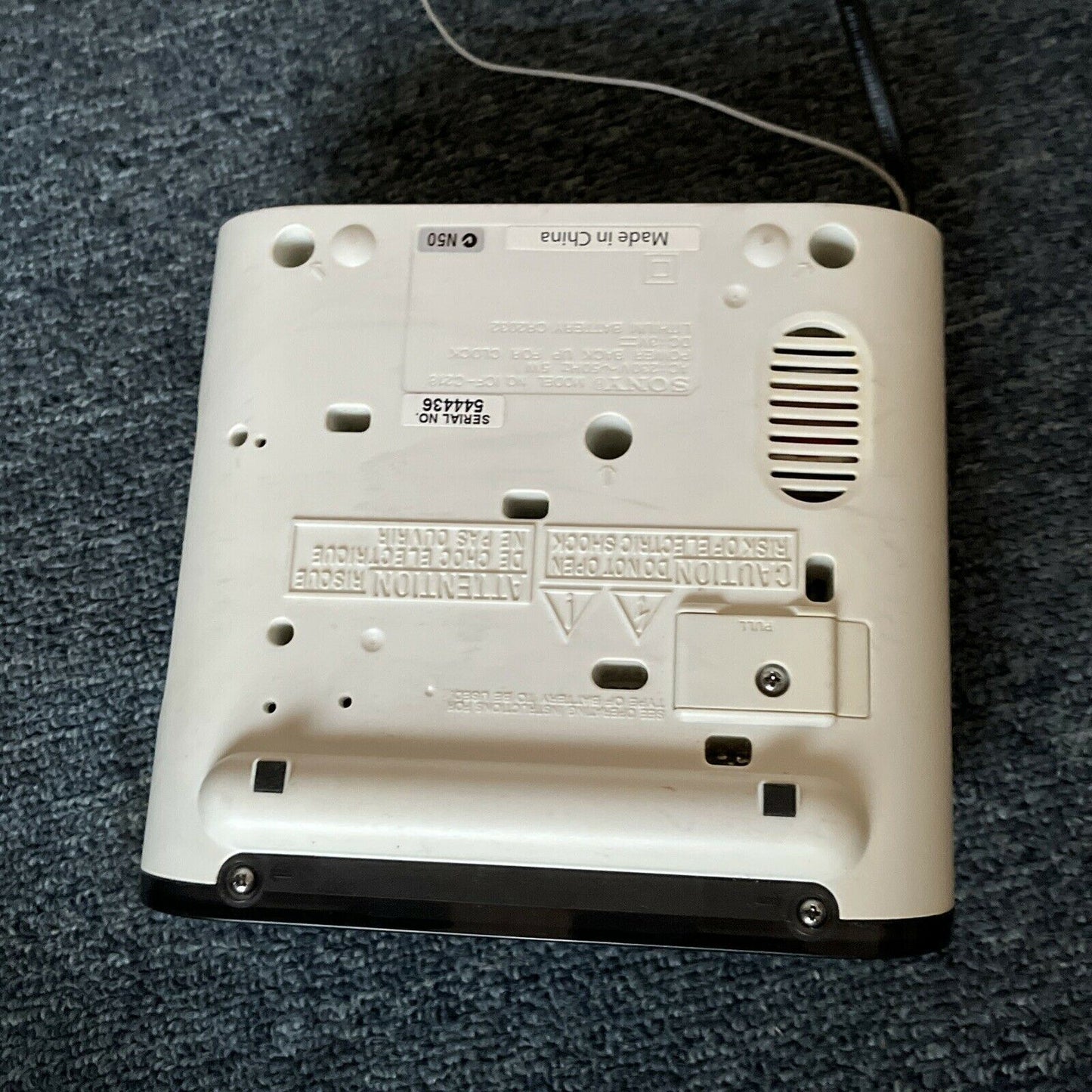 Sony ICF-218 Alarm Clock AM/FM Radio